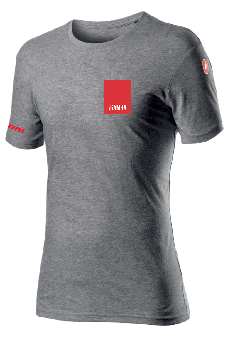 inGamba Light Gray Women's T-Shirt Casual Clothing Castelli