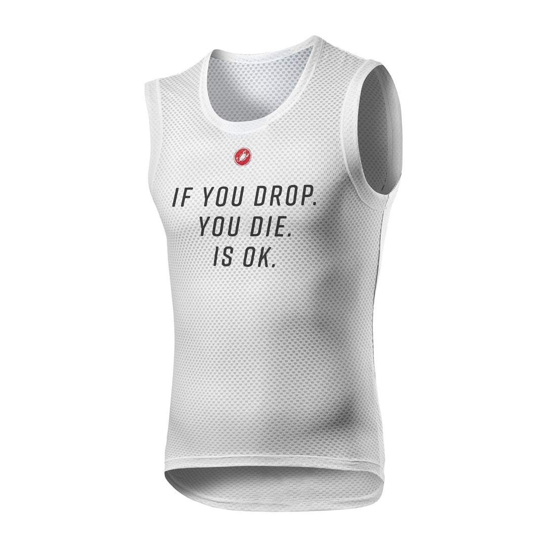 Eros Poli's "If You Drop. You Die. Is Ok." Base Layer Cycling Clothing Castelli XS