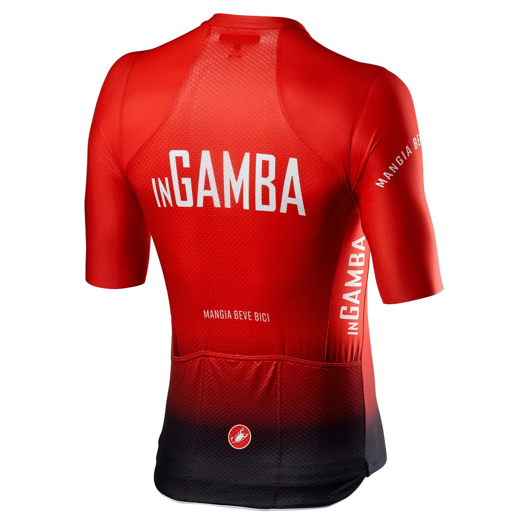 inGamba Men's Aero Race 6.0 Short Sleeve Red&Black Jersey clothing Castelli
