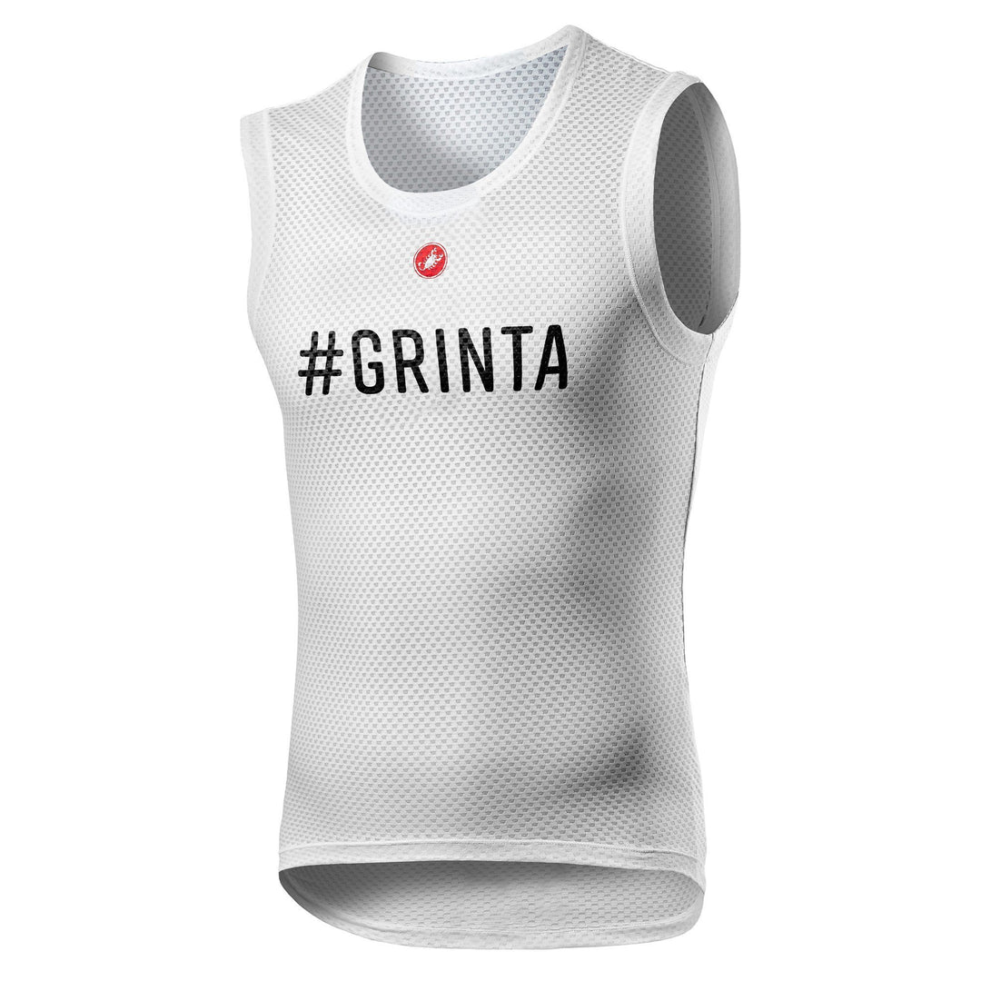 inGamba Unisex Pro Mesh Sleeveless White Grinta Base Layer clothing Castelli