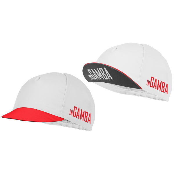 inGamba Red&White Cycling Cap clothing Castelli 