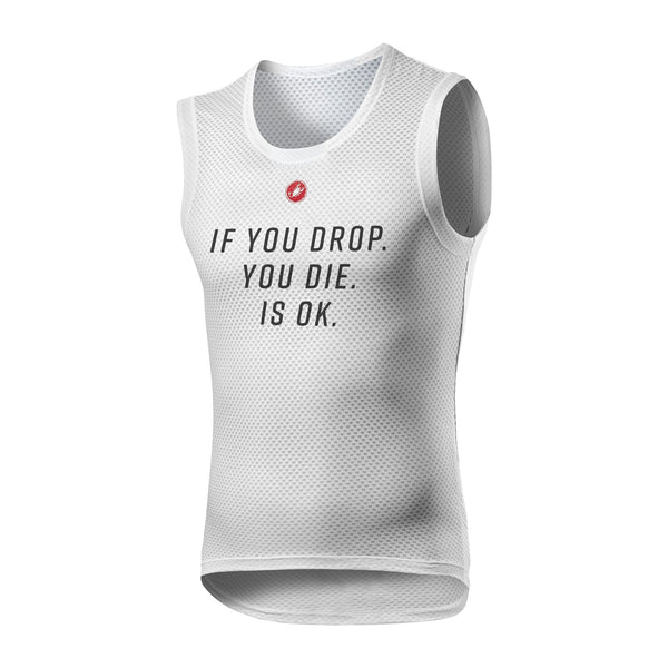 Eros Poli's "If You Drop. You Die. Is Ok." Base Layer Cycling Clothing Castelli XS 
