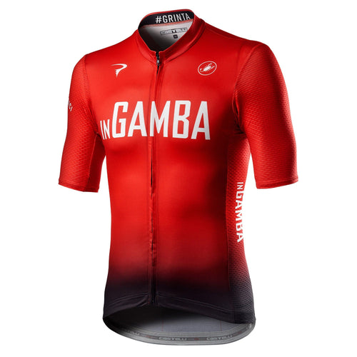 inGamba Men's Competizione Short Sleeve Red&Black Jersey clothing Castelli 