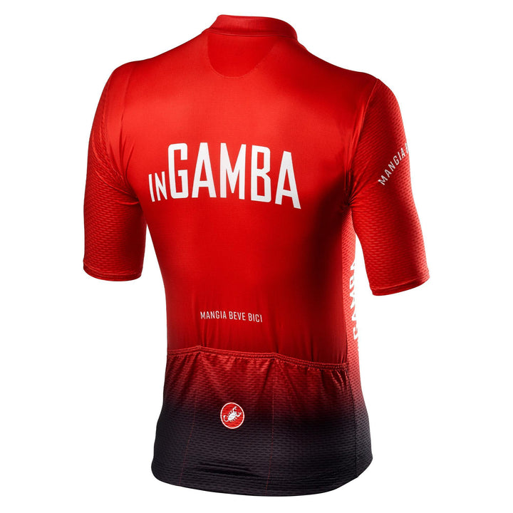 inGamba Men's Competizione Short Sleeve Red&Black Jersey clothing Castelli 