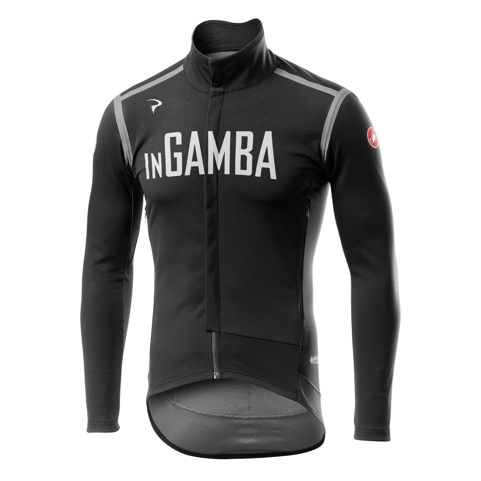 Castelli Inline Men's Perfetto RoS Long Sleeve Black Jersey clothing Castelli 