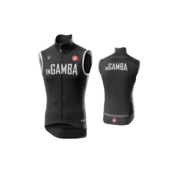 Castelli for inGamba Men's Perfetto RoS Black Vest Cycling Clothing Castelli 
