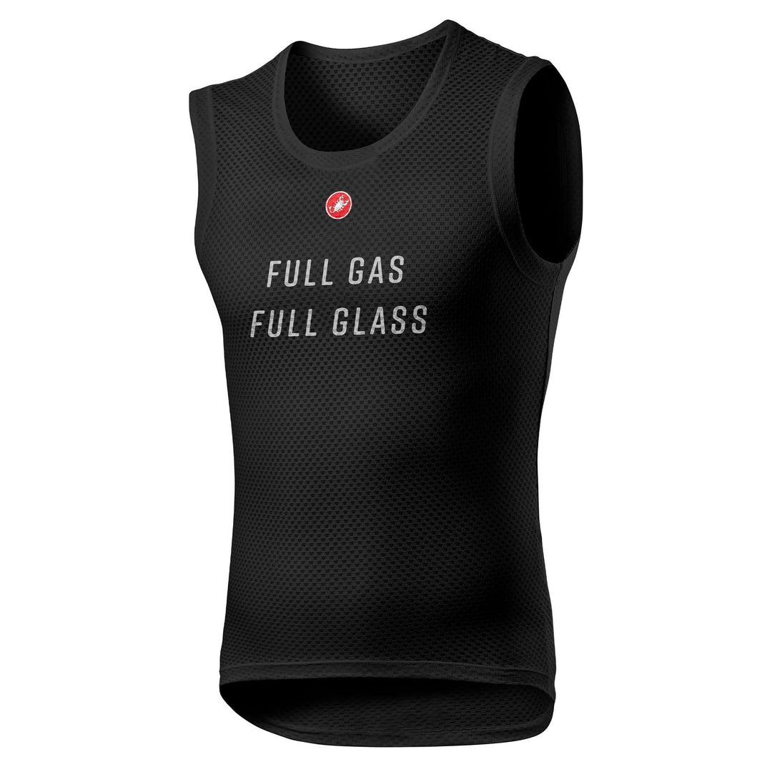 inGamba Unisex Pro Mesh Sleeveless Black Full Gas Base Layer clothing Castelli 