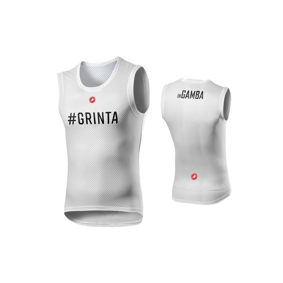 inGamba Unisex Pro Mesh Sleeveless White Grinta Base Layer Cycling Clothing Castelli 