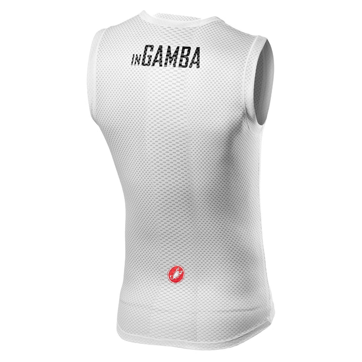 inGamba Unisex Pro Mesh Sleeveless White Grinta Base Layer clothing Castelli 